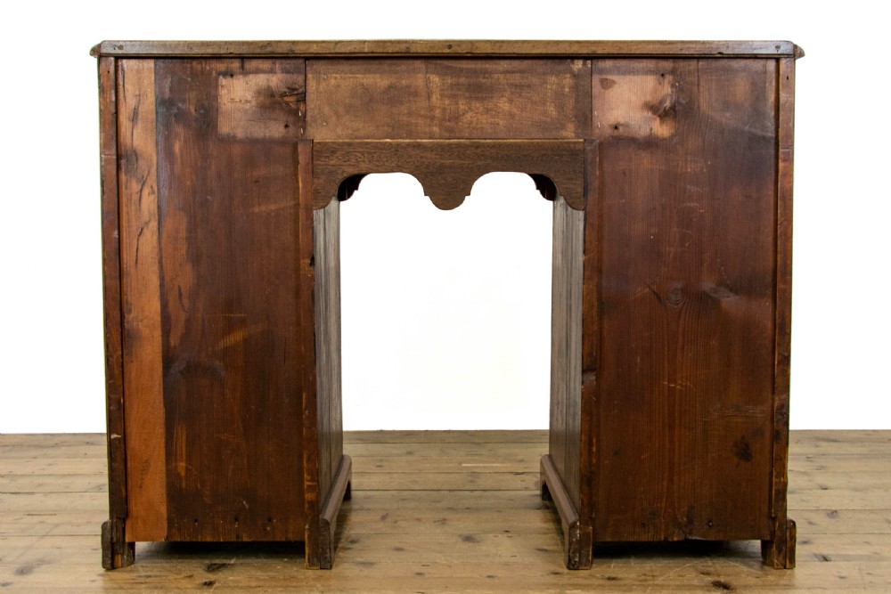 Antique Walnut Kneehole Desk View VIII