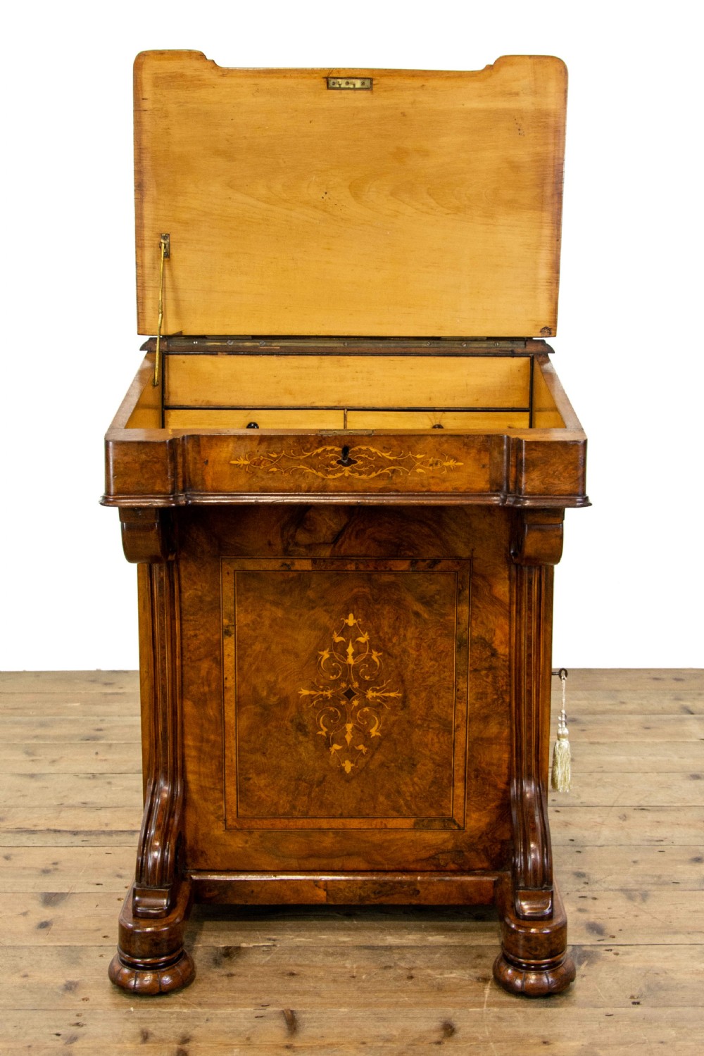 Antique Walnut Davenport Desk View V
