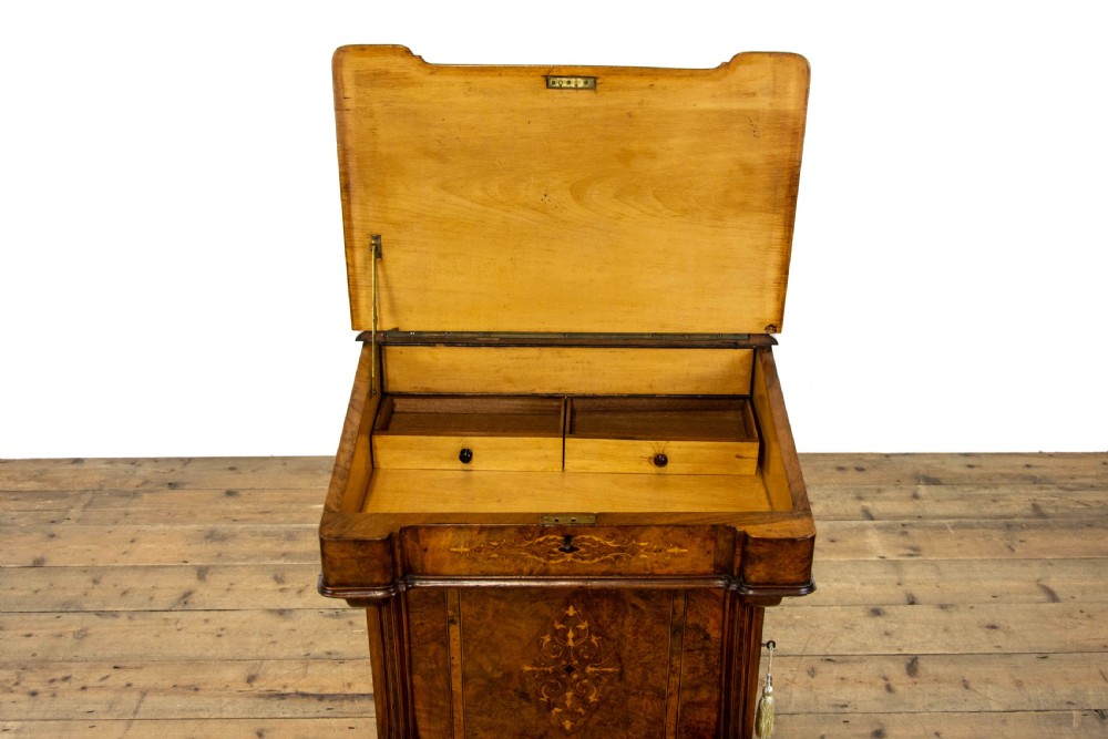 Antique Walnut Davenport Desk View VI