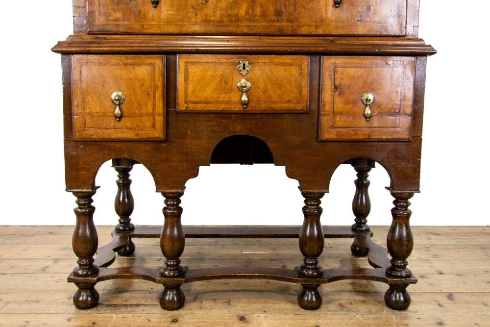 Antique Walnut Chest on Stand View II