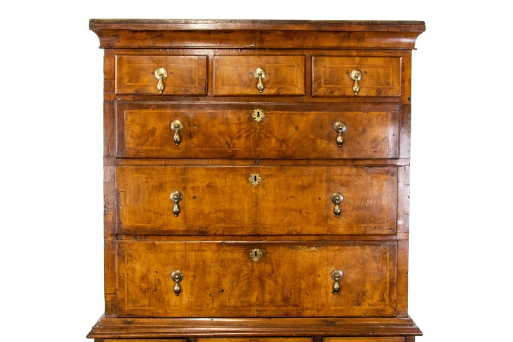 Antique Walnut Chest on Stand View III