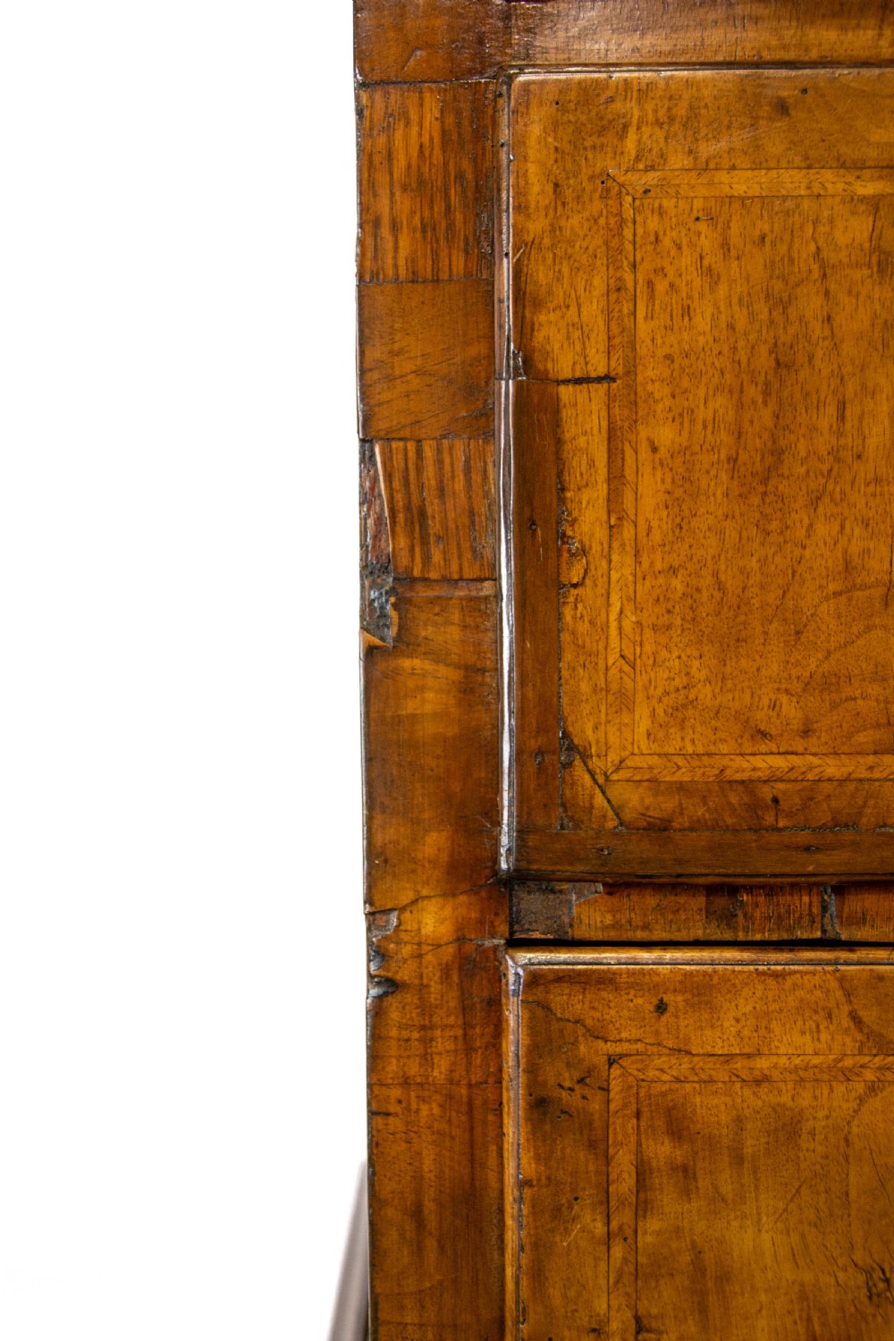 Antique Walnut Chest on Stand View X
