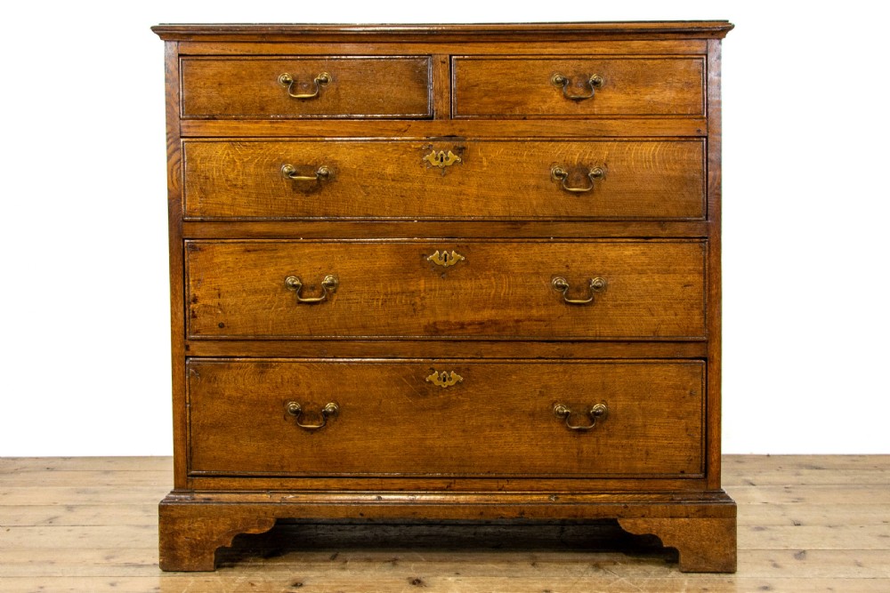 Georgian Antique Oak Chest of Drawers