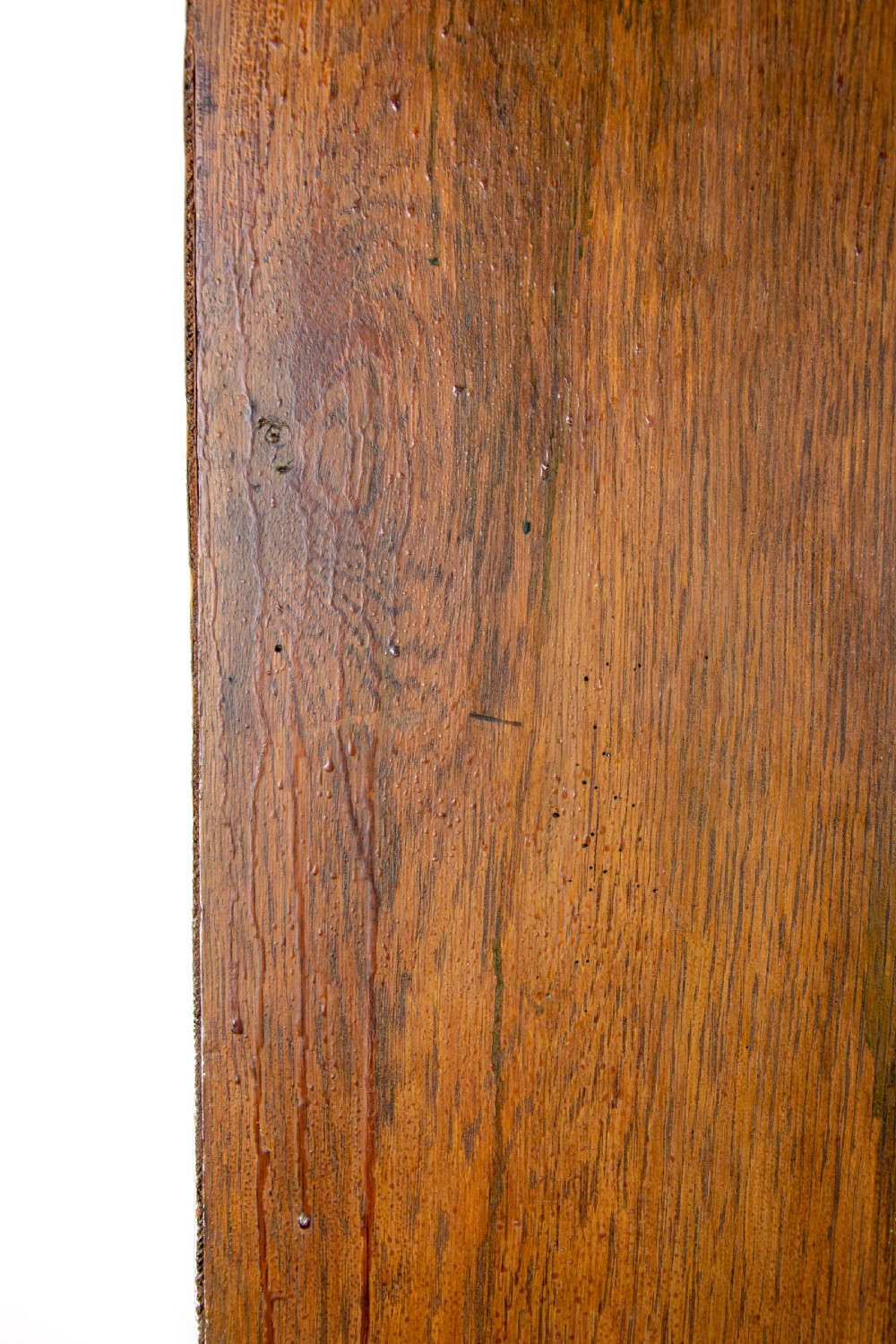 Arts and Crafts Oak Wardrobe with Mirror  View X