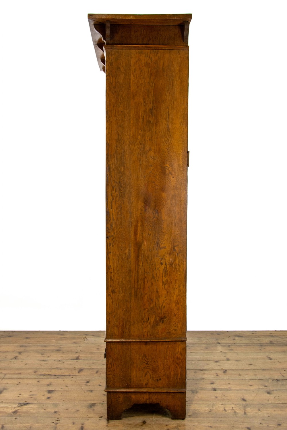Arts and Crafts Oak Wardrobe with Mirror  View XII
