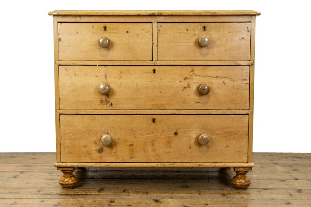 Small Antique Pine Chest of Drawers