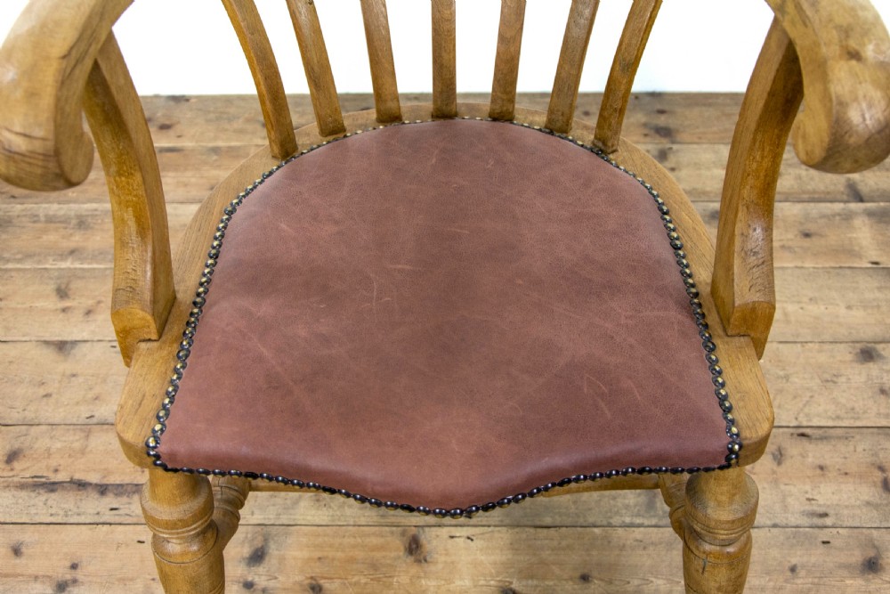 Pair of Antique Beech Smokers Bow Chairs View VII