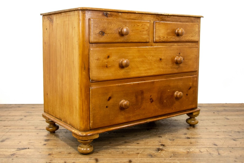 Antique Pine Chest of Drawers View II