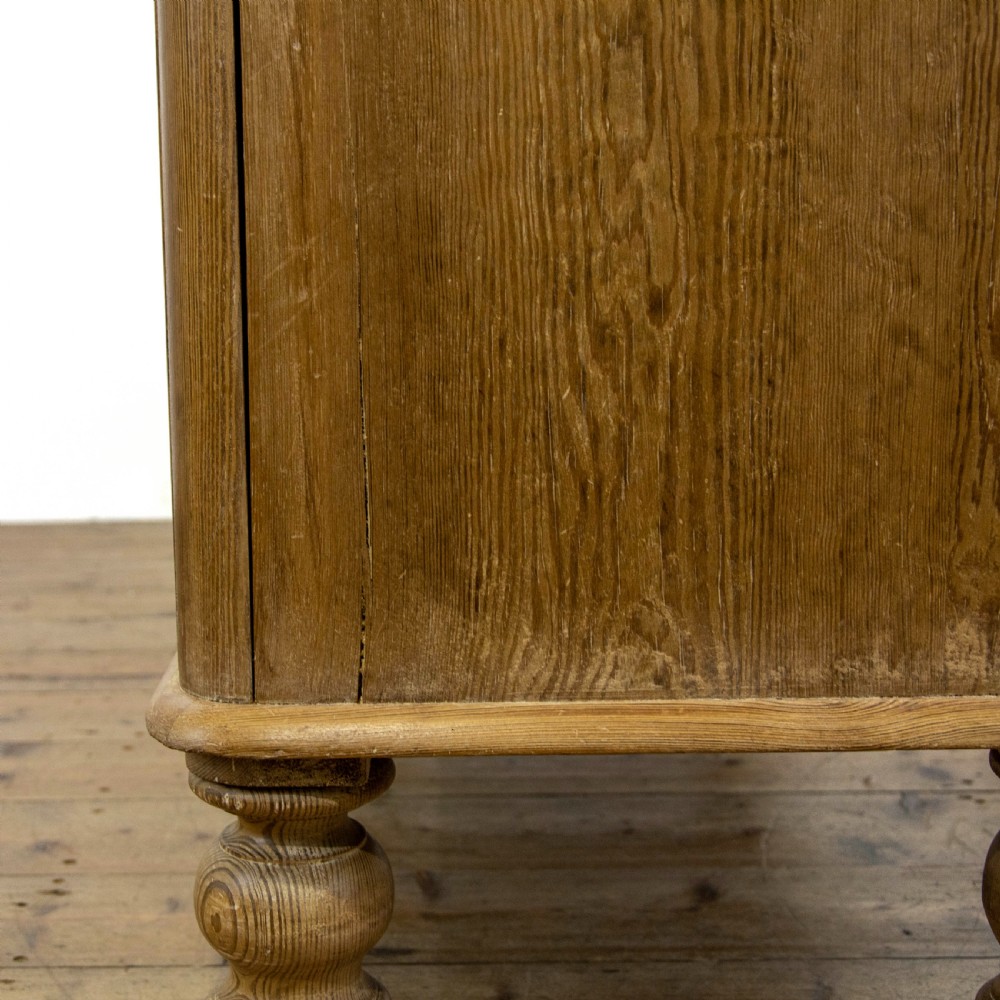Victorian Antique Pitch Pine Chest of Drawers View XI