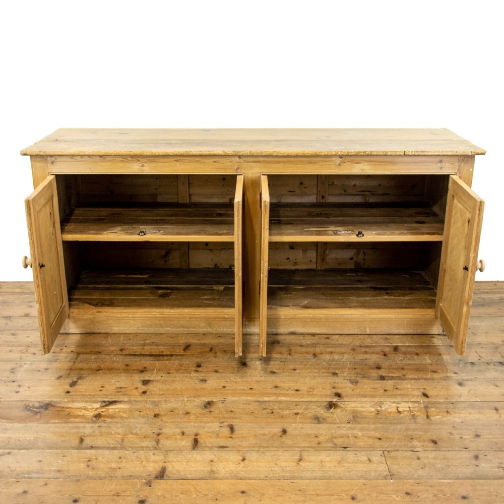 Large 19th Century Antique Pine Double Cupboard View VI