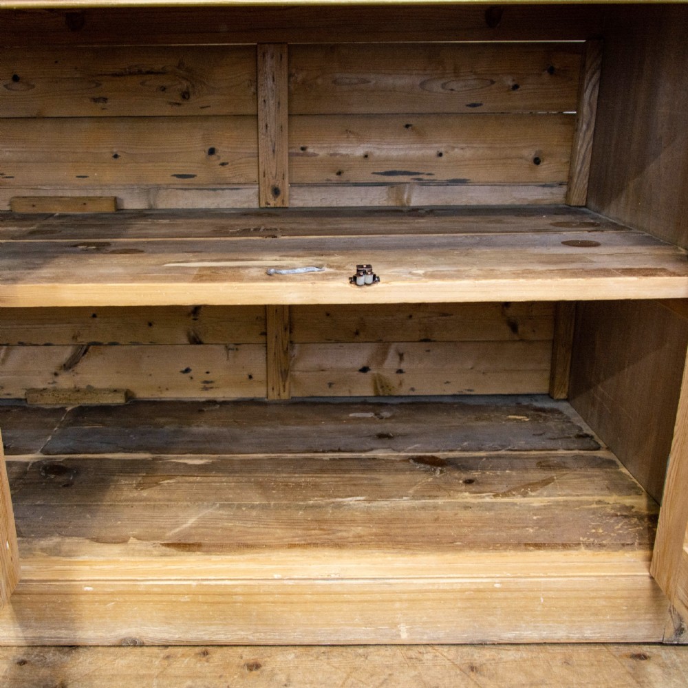 Large 19th Century Antique Pine Double Cupboard View VII