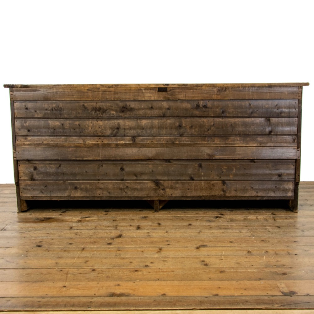 Large 19th Century Antique Pine Double Cupboard View X