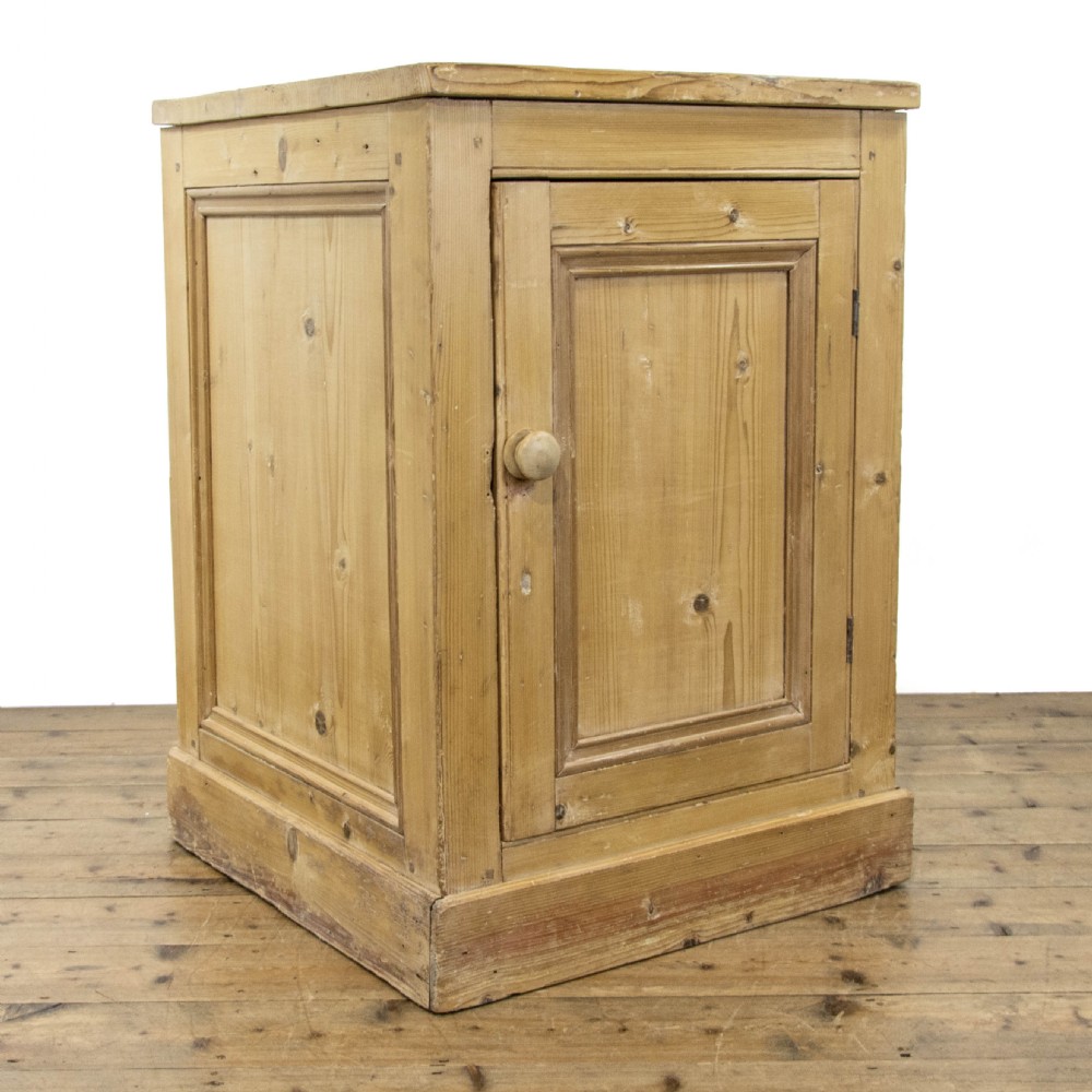 19th Century Antique Pine Single Door Cupboard View II