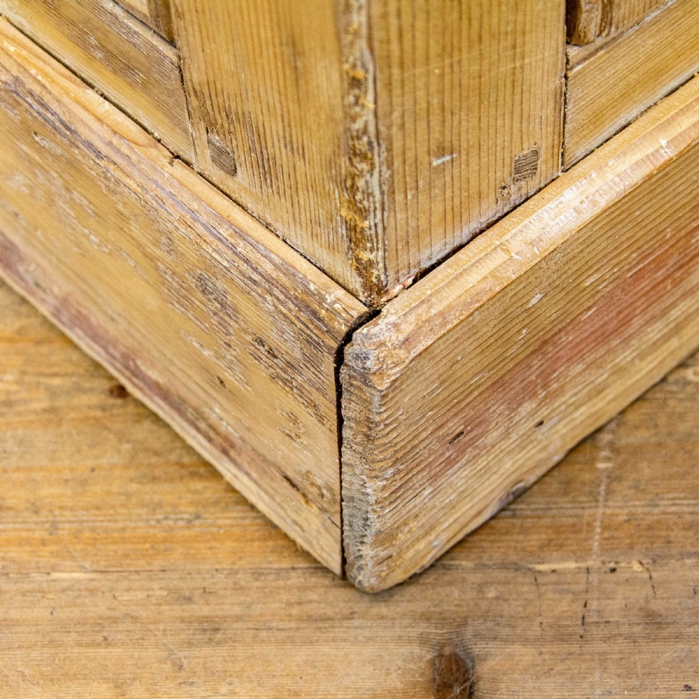 19th Century Antique Pine Single Door Cupboard View X