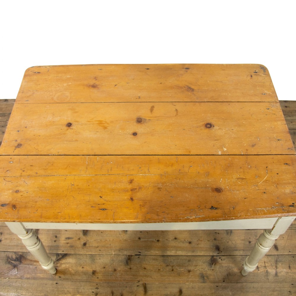 Rustic Painted Antique Pine Kitchen Table View V