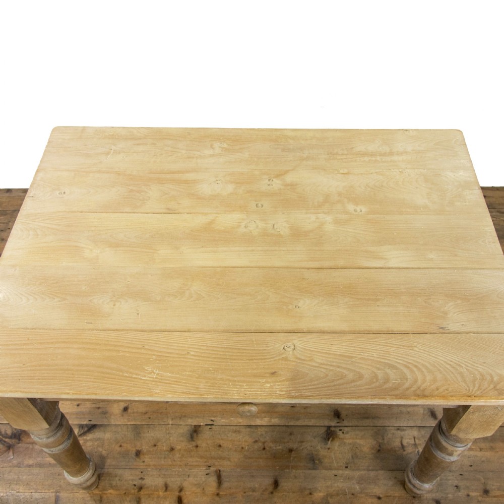 19th Century Antique Pine Kitchen Table View VI