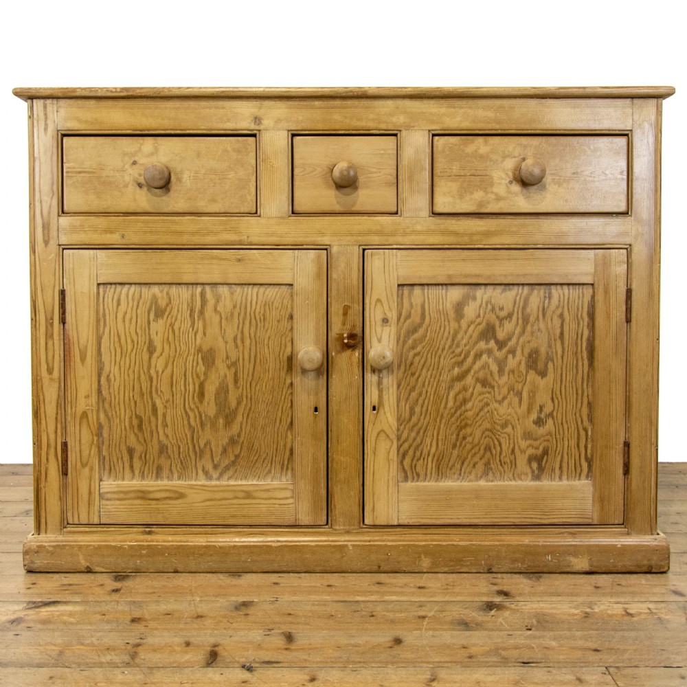 French Antique Pine Sideboard View IV