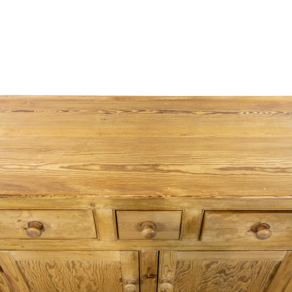 French Antique Pine Sideboard View V