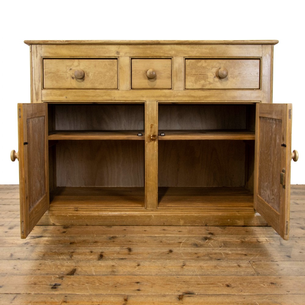 French Antique Pine Sideboard View VII