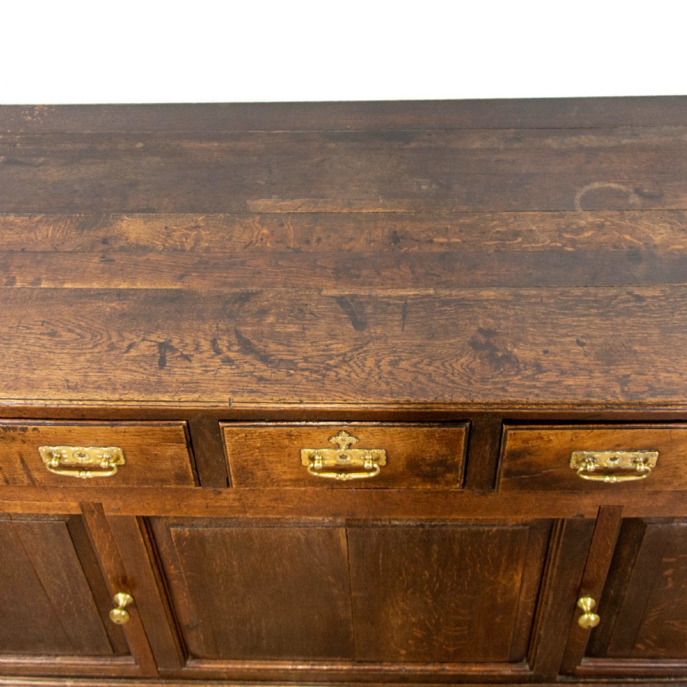 Antique George II Oak Dresser Base View III