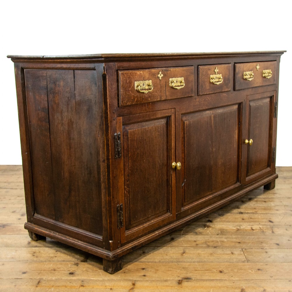 Antique George II Oak Dresser Base View VIII