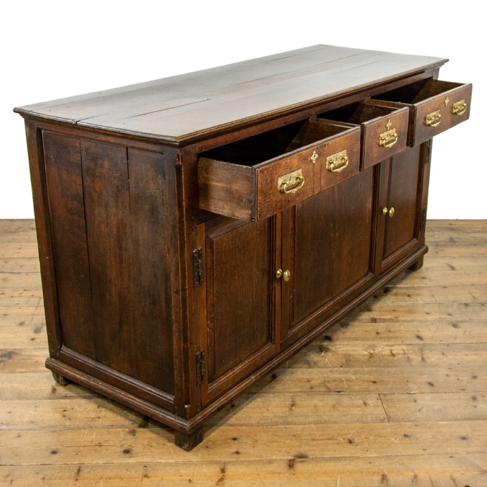 Antique George II Oak Dresser Base View IX