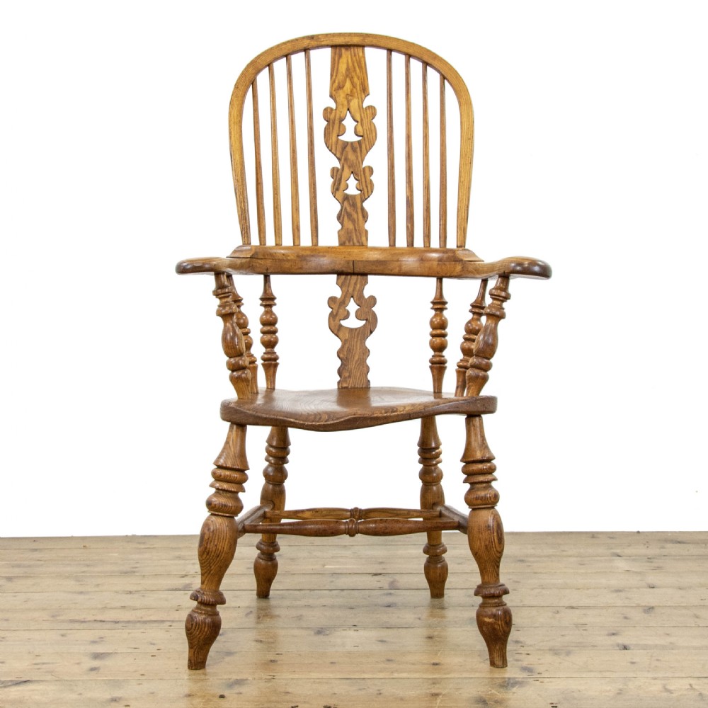 Antique Windsor Farmhouse Elbow Chair View V