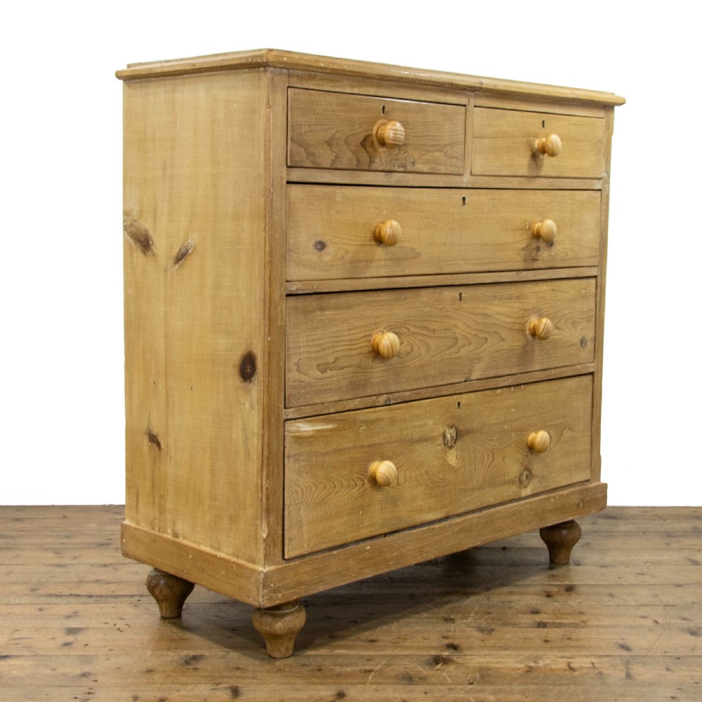 Victorian Antique Pine Chest of Drawers