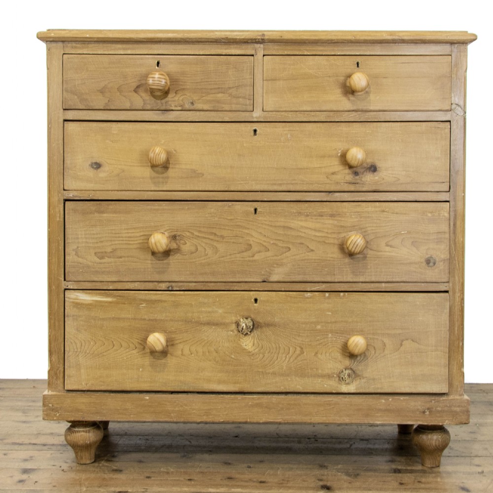 Victorian Antique Pine Chest of Drawers View III