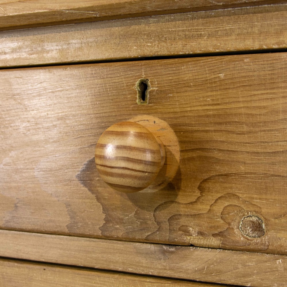 Victorian Antique Pine Chest of Drawers View IV