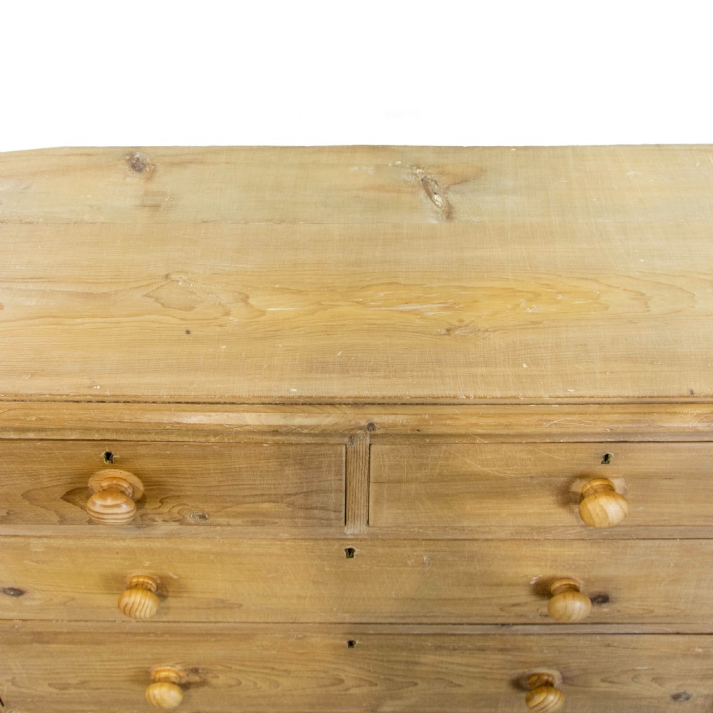 Victorian Antique Pine Chest of Drawers View VI