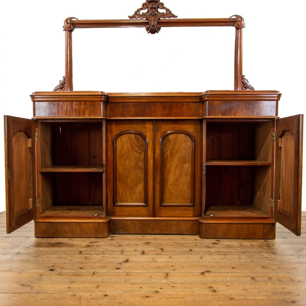 Antique Mahogany Mirror-Backed Sideboard View VI