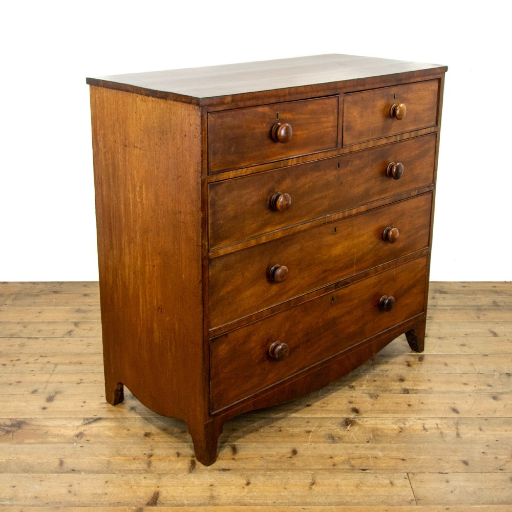 Victorian Antique Mahogany Chest of Drawers 
