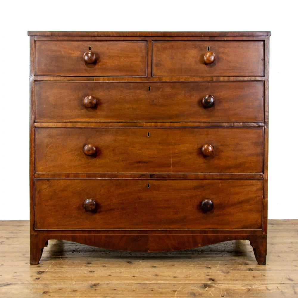 Victorian Antique Mahogany Chest of Drawers  View III