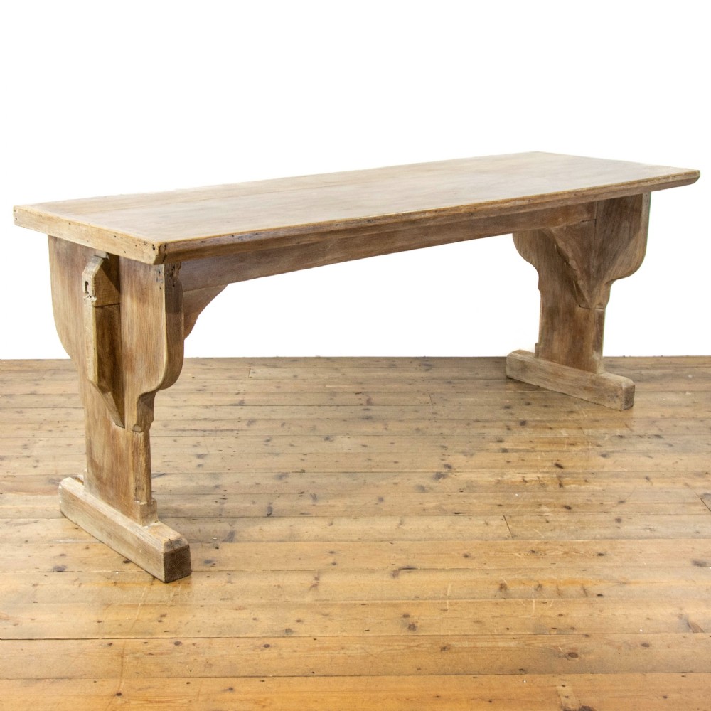 Large French Oak Serving Table