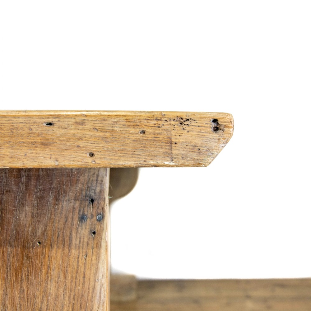 Large French Oak Serving Table View VIII