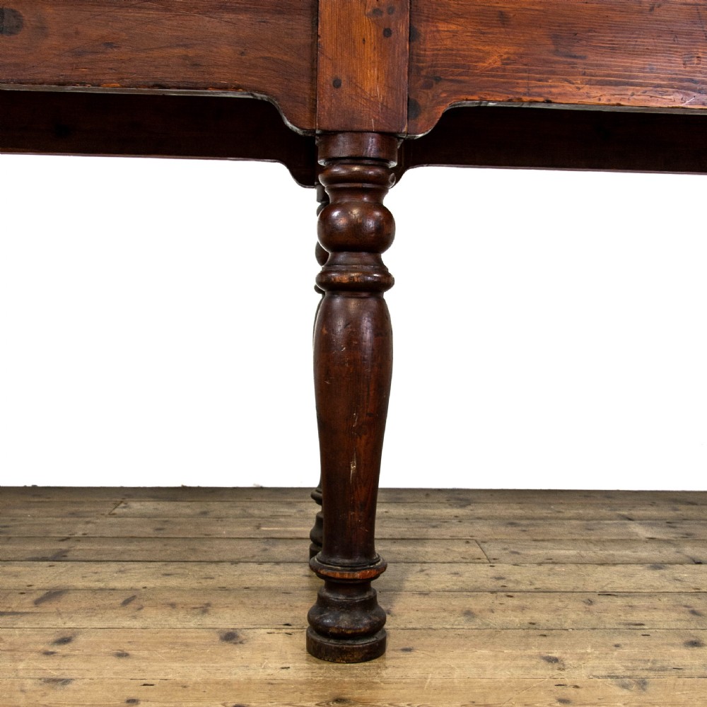 Victorian Antique Pine Serving Table View V