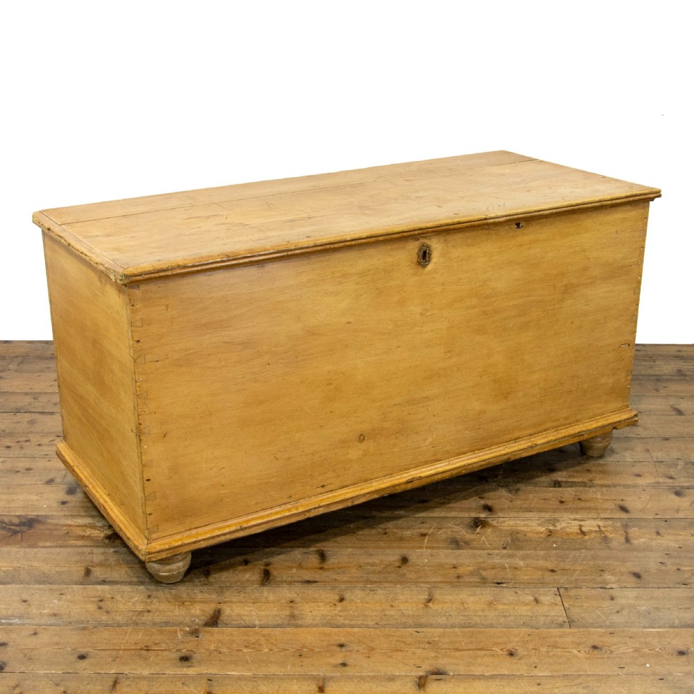 Victorian Antique Pine Trunk