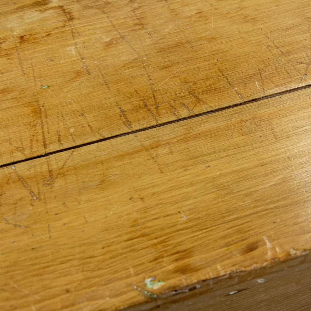 Victorian Antique Pine Trunk View XIII