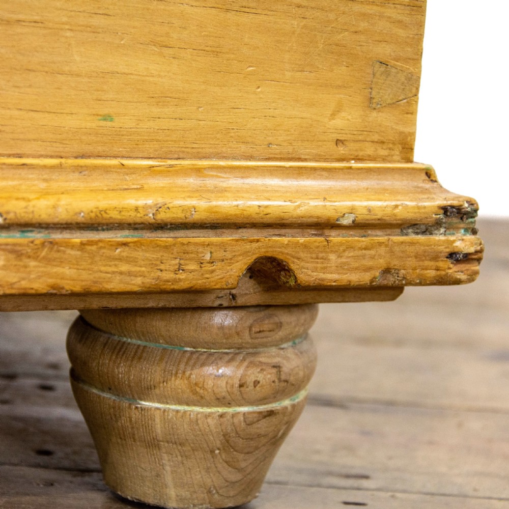 Victorian Antique Pine Trunk View XIV