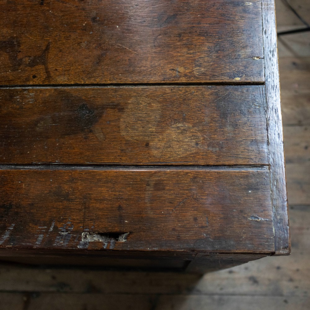 Antique Welsh Oak Dresser Base with Inlay  View VIII