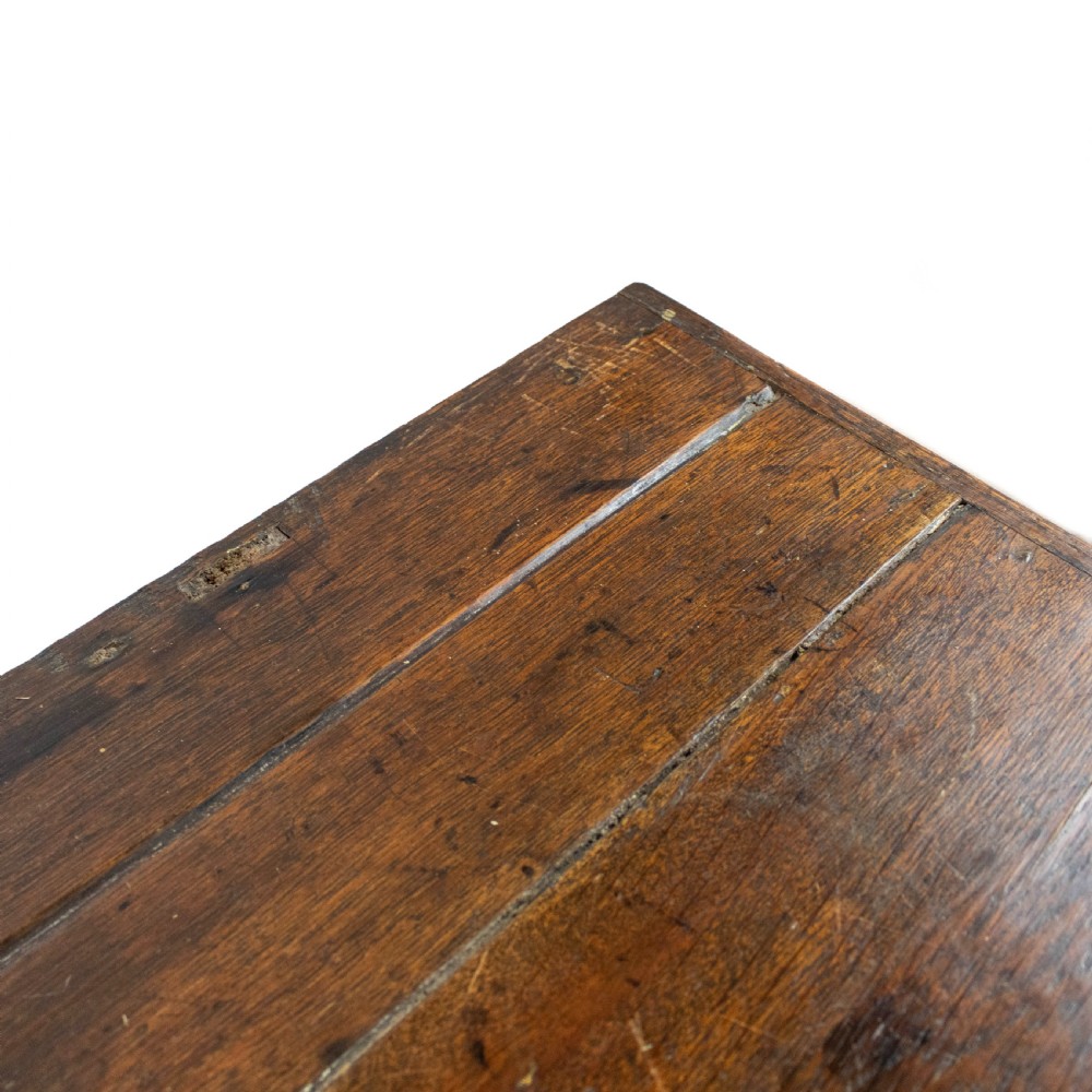 Antique Welsh Oak Dresser Base with Inlay  View IX