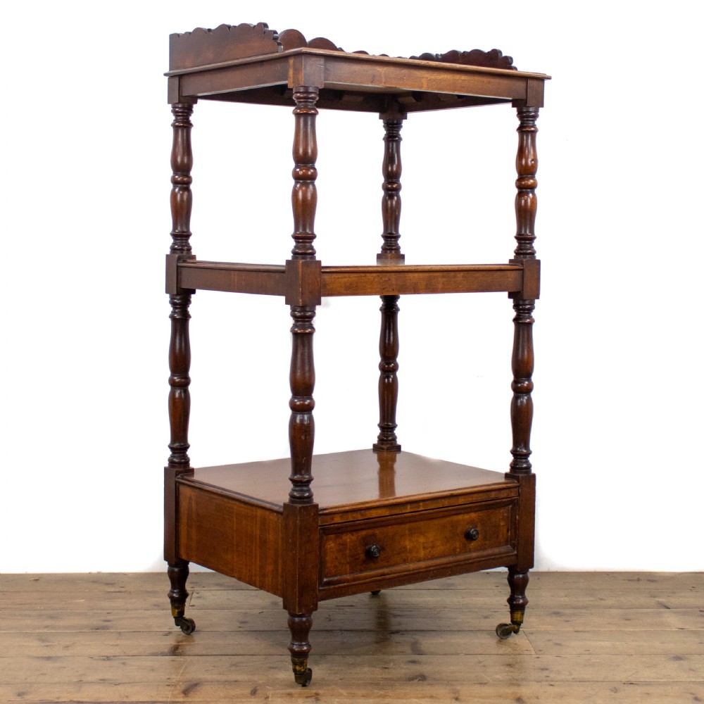 Victorian Mahogany Three Tier Whatnot 