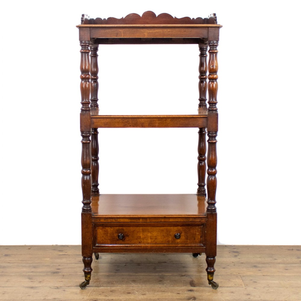 Victorian Mahogany Three Tier Whatnot  View II