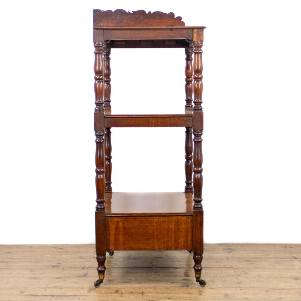 Victorian Mahogany Three Tier Whatnot  View III