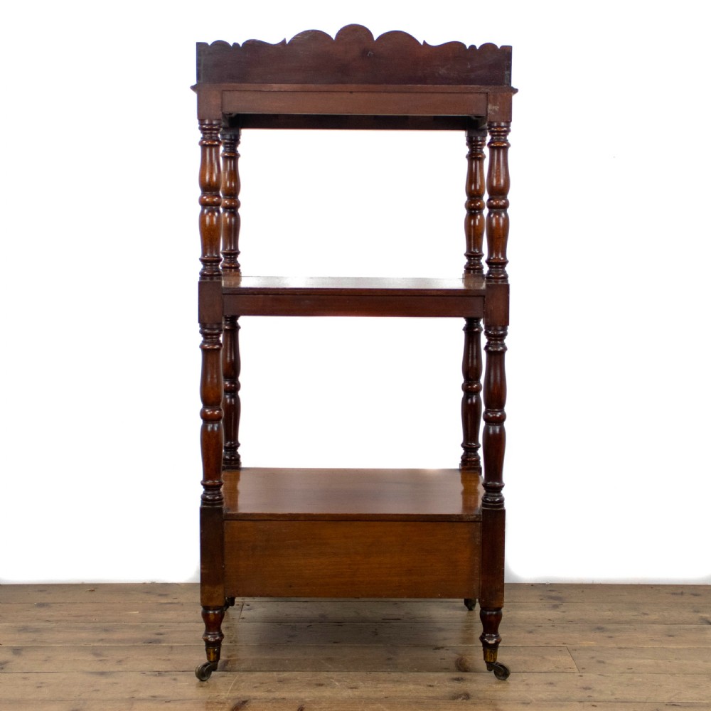 Victorian Mahogany Three Tier Whatnot  View IV