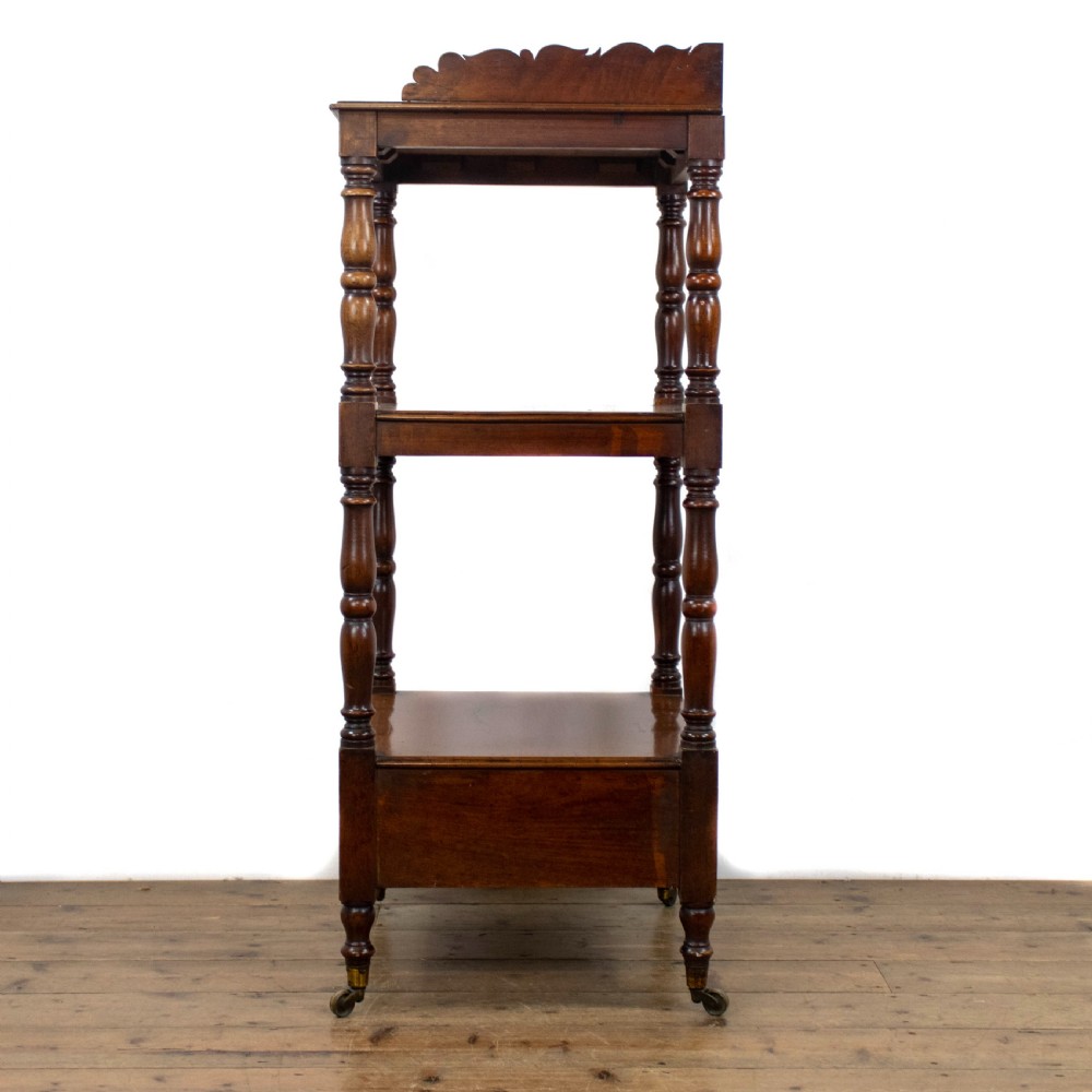 Victorian Mahogany Three Tier Whatnot  View V