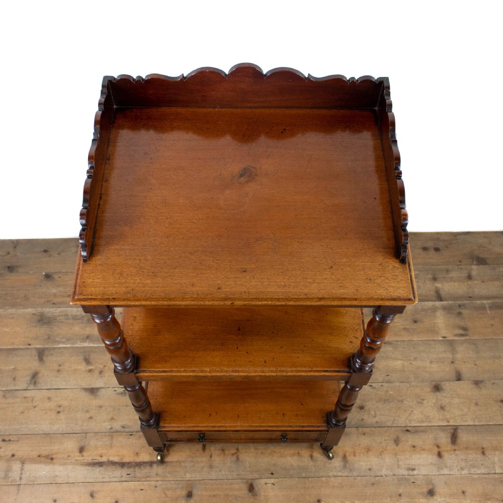 Victorian Mahogany Three Tier Whatnot  View VIII