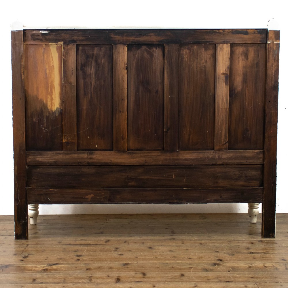 Antique Painted Pembrokeshire Pine Settle  View IV