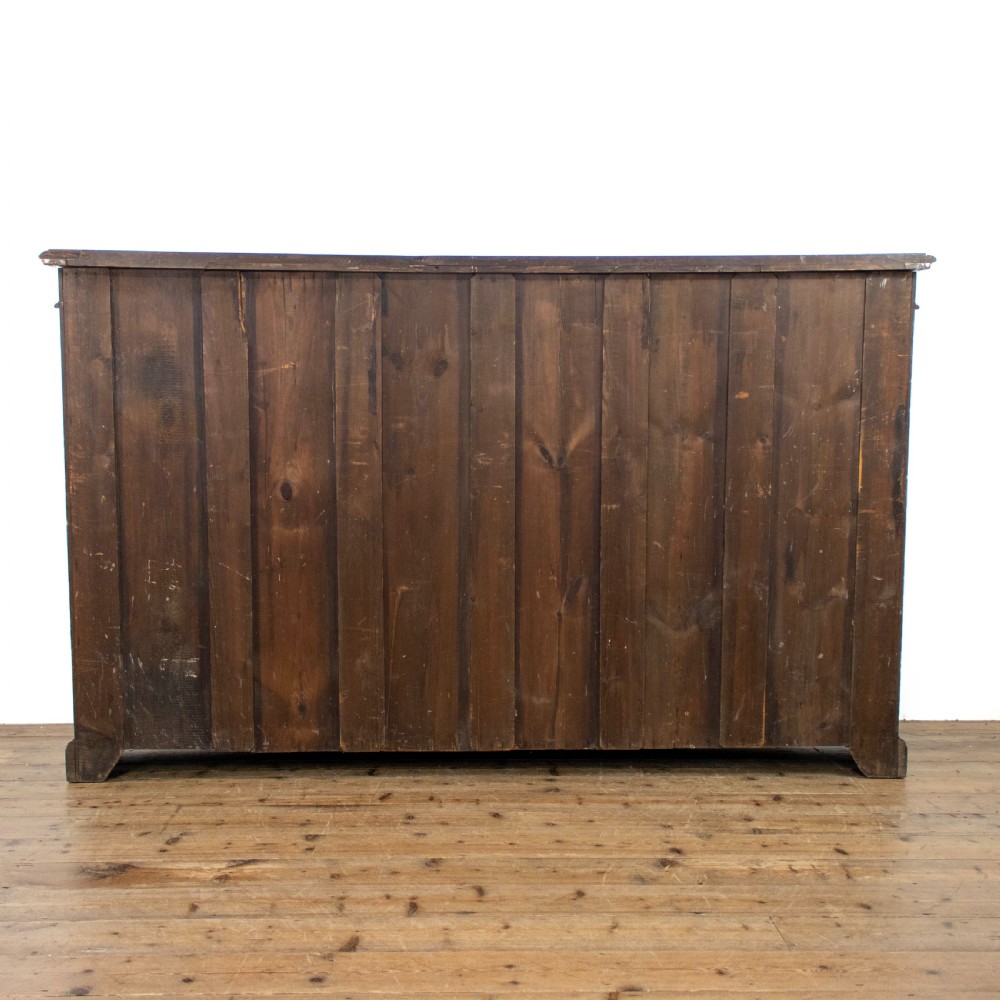 Large Victorian Carved Oak Bookcase  View VI